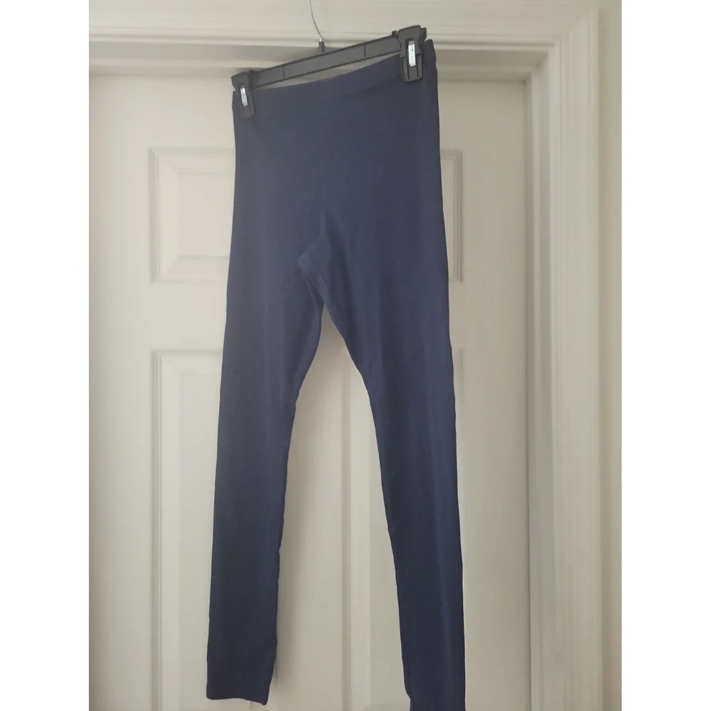 Old Navy Kids Navy Blue Ribbed Knit Leggings Size XXL 18